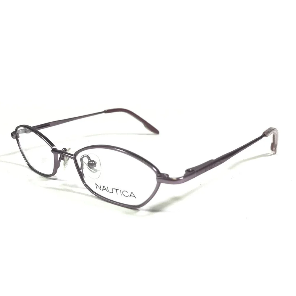 Nautica Eyeglasses Frames N9014 094 Purple Rectangular Full Rim 44-15-125